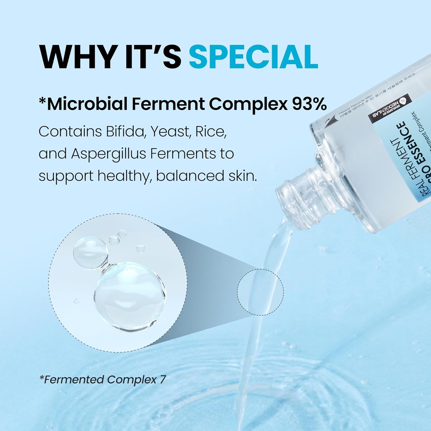 Real Ferment Micro Essence 150Ml - Korean Skin Care Toner & Essence Enriched with 93% Ferments for Instantly Hydrated, Healthy Looking Skin 5.07 Fl Oz (150Ml)