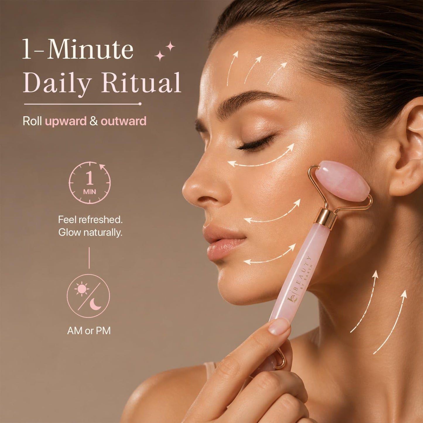Rose Quartz Face Roller - Ultimate Relaxation and Skin Care Tool for Women, Perfect Gift for Teenage Girls and Beauty Enthusiasts, Reduces Fine Lines and Wrinkles, Ideal Self-Care Essential