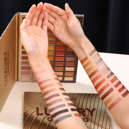 Luxury Neutral Eyeshadow Palette - High Pigment Shimmer & Matte Shades for Stunning Looks