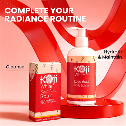 Kojic Acid Body Lotion – Vegan Moisturizing Lotion for Dry Skin, Hydrating and Nourishing, Paraben-Free, 8.45 Fl Oz