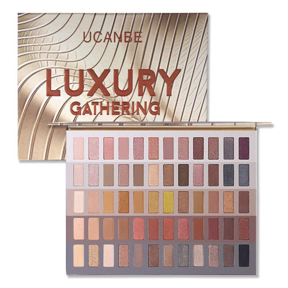 Luxury Neutral Eyeshadow Palette - High Pigment Shimmer & Matte Shades for Stunning Looks