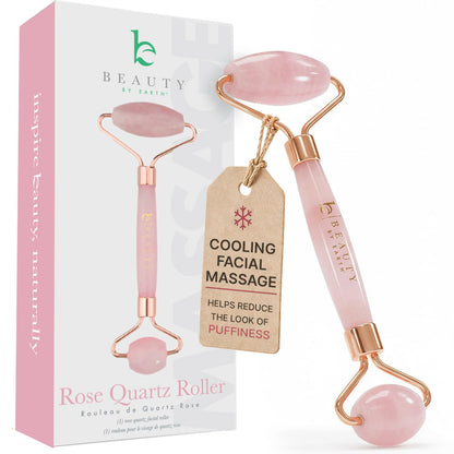 Rose Quartz Face Roller - Ultimate Relaxation and Skin Care Tool for Women, Perfect Gift for Teenage Girls and Beauty Enthusiasts, Reduces Fine Lines and Wrinkles, Ideal Self-Care Essential