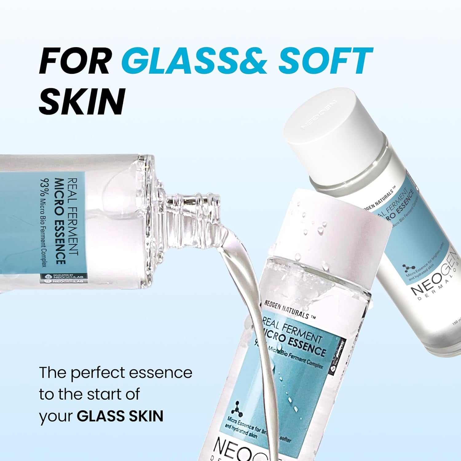 Real Ferment Micro Essence 150Ml - Korean Skin Care Toner & Essence Enriched with 93% Ferments for Instantly Hydrated, Healthy Looking Skin 5.07 Fl Oz (150Ml)